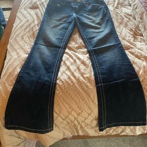 Maurices Dark Blue Flare Jeans